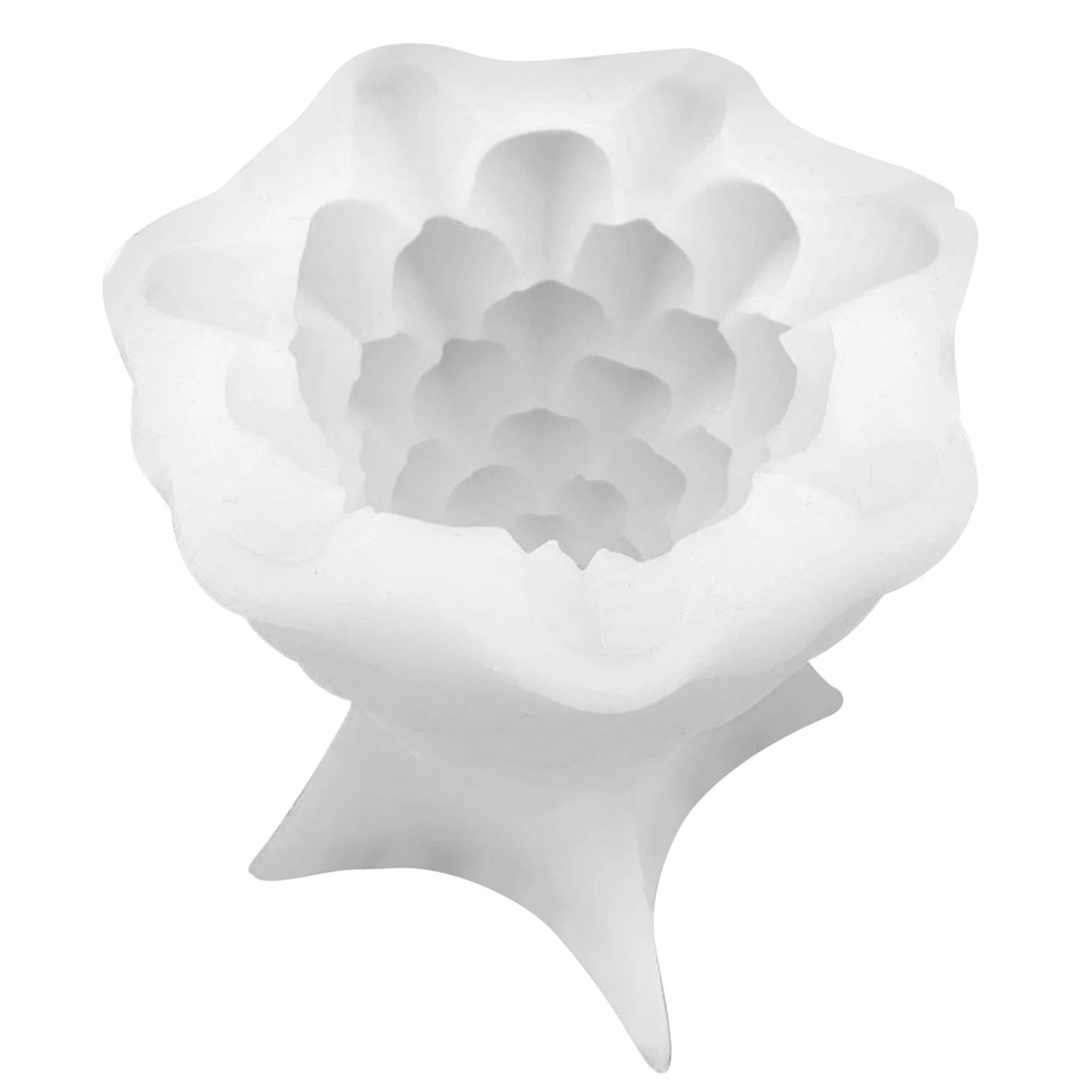 

Soft Silicone Baking Reusable DIY Craft 3D Christmas Tree Fondant Candle Mold Christmas Tree Scented Candle DIY Mold