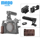 Металлическая клетка с ручными настройками для Sony A73 A7III A7R3 A7M3 Rig с Arca Swiss и Arri отверстие продлить Холодный башмак микрофон светильник