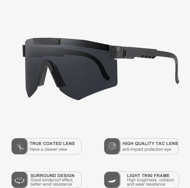 

Colorful Real Film Cycling Sun Glasses Windproof Sun Eyewear Men Women Bike Sunglasses Cycling Sunglasses Outdoor Cycling Sports