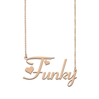 funky name necklace custom name necklace for women girls best friends birthday wedding christmas mother days gift