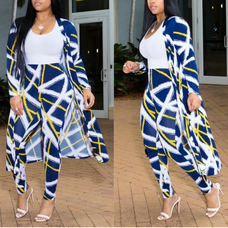 Женский комплект из двух предметов винтажный спортивный костюм с геометрическим