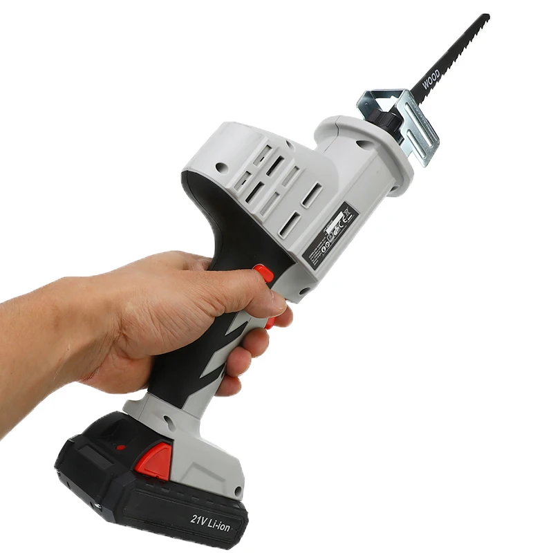 Портативная беспроводная сабельная пила 21 в электрическая 1500 мАч литий ионный