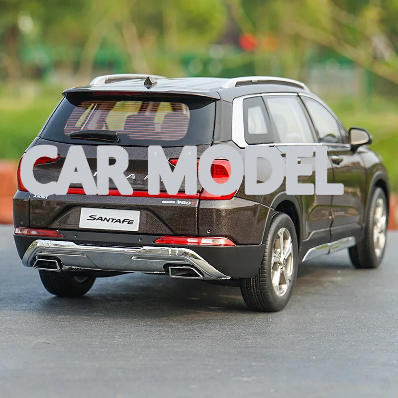 1:18 игрушечный автомобиль из сплава SANTAFE модель детских игрушечных автомобилей авторизованный детский игрушечный автомобиль