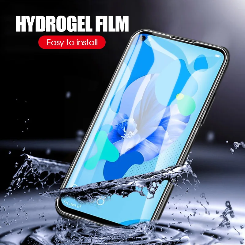 Полностью Мягкая Гидрогелевая Защитная пленка для huawei P20 Lite 2019 P30 Nova 5i экрана |