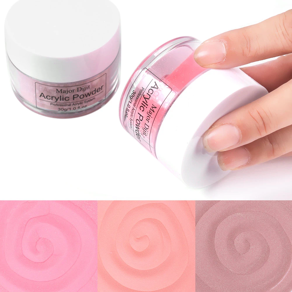 3 цвета кристаллический порошок для ногтей 30 г маникюрный Блестящий Порошок