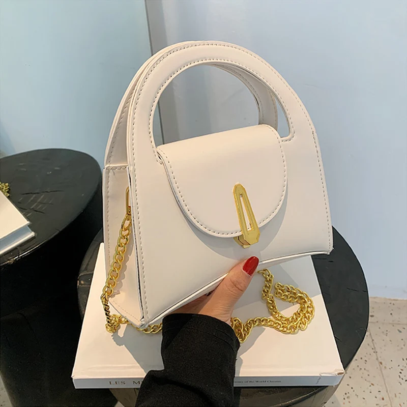 Fashion Small Chain Handbags High Quality PU Leather Crossbody Bag For Women 2021 New Lady Brand Des