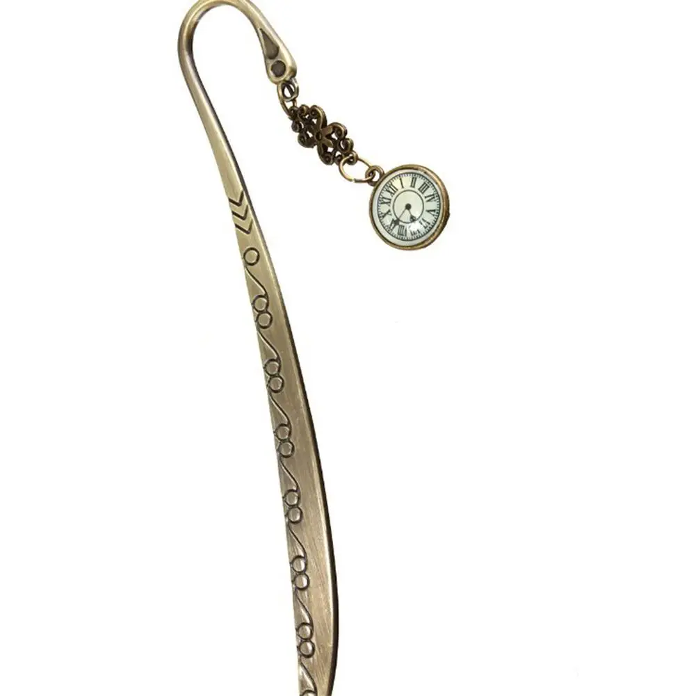 

Design Retro Vintage Metal Alloy Bronze Bookmark Document Book Mark Label DIY Fit For Gift School Office Decor