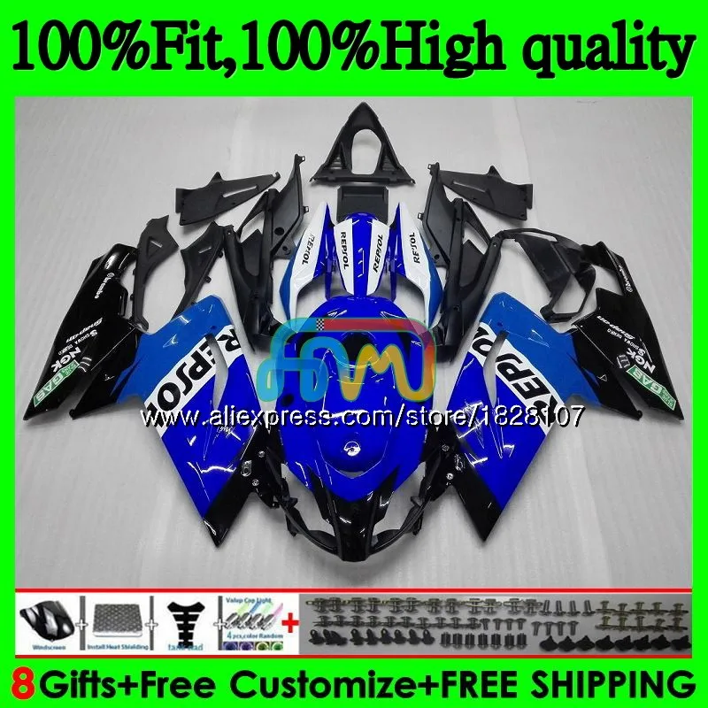 

Injection For Aprilia RS-125 RS125 06 07 08 09 10 11 61BS.16 RS4 RSV125 RS 125 Repsol blue 2006 2007 2008 2009 2010 2011 Fairing