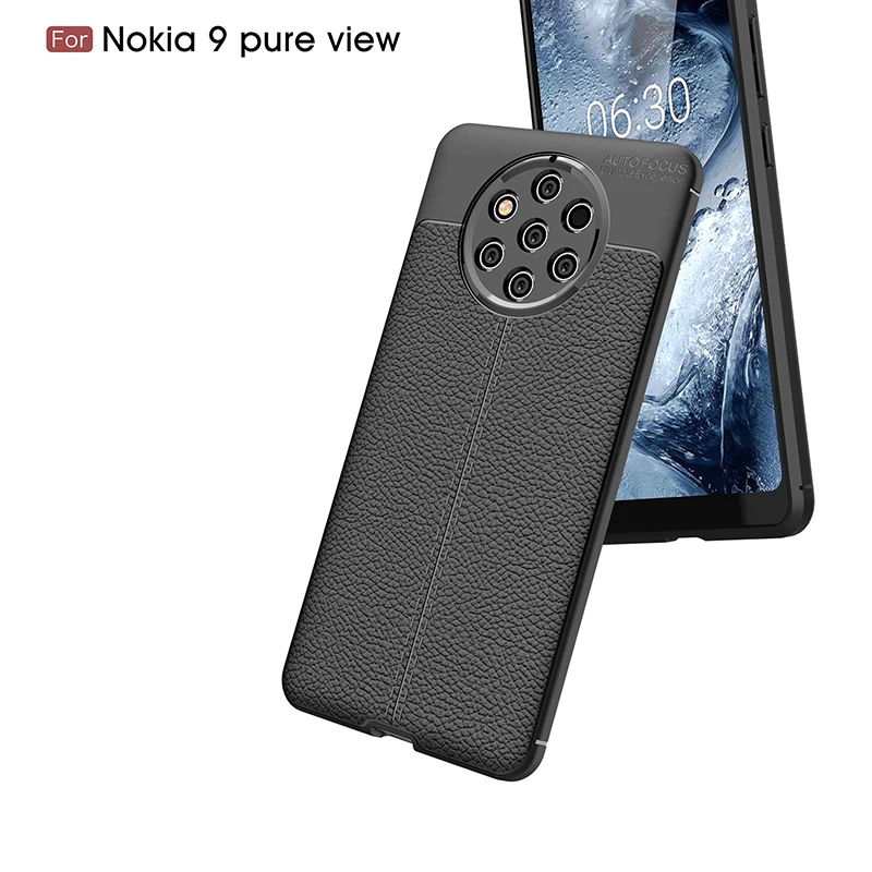 Чехол-накладка для Nokia 9 Pureview из мягкого силикона и ТПУ |