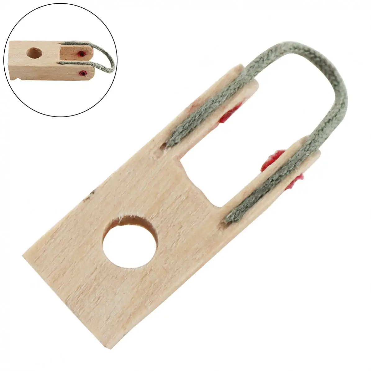 

Keyboard Instruments Wooden Piano Damper Flange Piano Repair Part with Rope for Upright Pianos