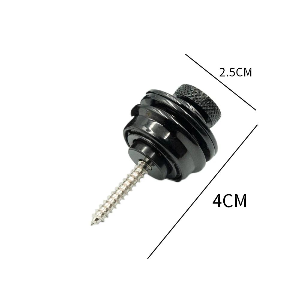 Замок для гитарного ремня 2 шт./1 комплект кнопка стреплок всех акустических