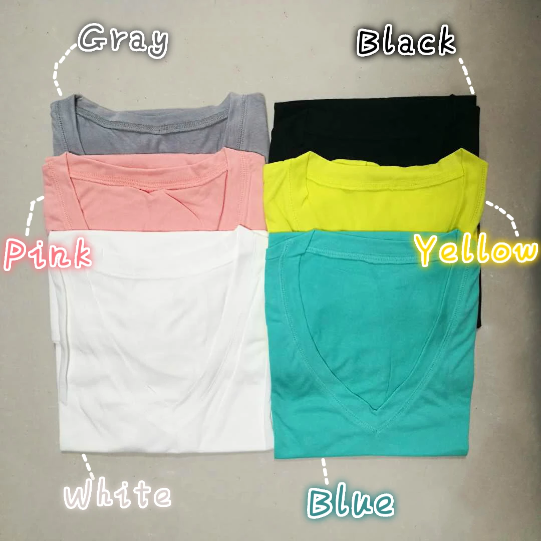 S-5XL, летняя Однотонная футболка, Женская Сексуальная футболка с v-образным вырезом и коротким рукавом, Повседневная Свободная Базовая черная белая футболка, топы для женщин