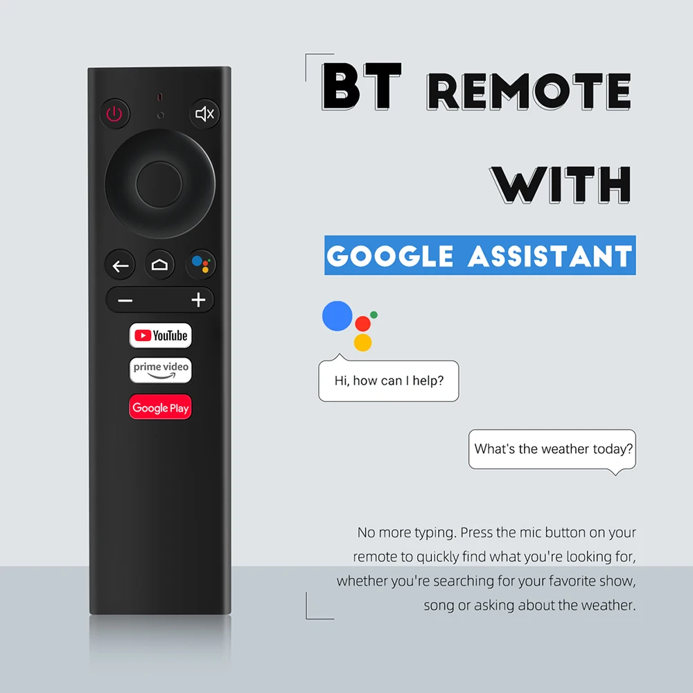 ТВ-приставка Amlogic S905Y2 Android 10 2 + 16 ГБ 1080P 4K 4 ГГц Support Google Certified Voice 2.4G&amp5G Wifi BT TV Dongle |