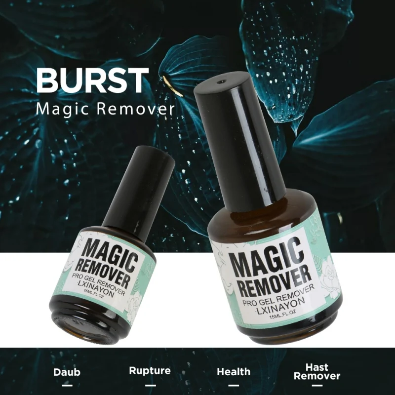 

2020 Magic Nail Polish Remover Non-stimulation Removes Soak Off Gel Nail Polish Burst Nail Art Remover Long Lasting
