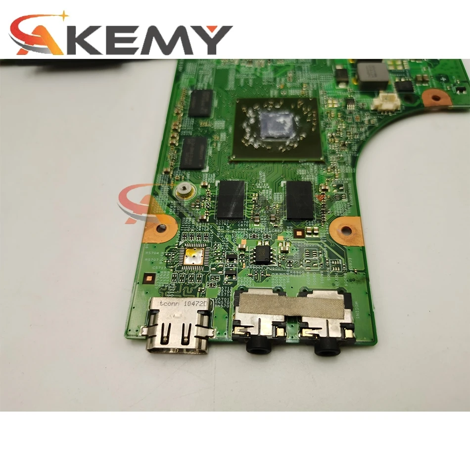Оригинальная материнская плата для ноутбука DELL Inspiron N5010 CN 0VX53T 09909 1 216 0774007 HM57