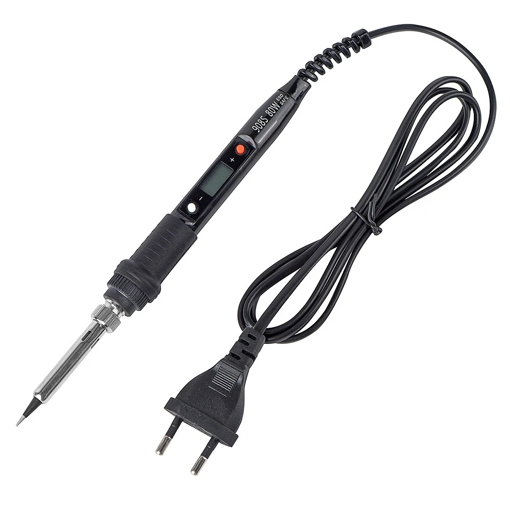 

80W LCD Electric Soldering Iron 110V 220V Adjustable Temperature Welding RepairTool Ceramic Heater Home