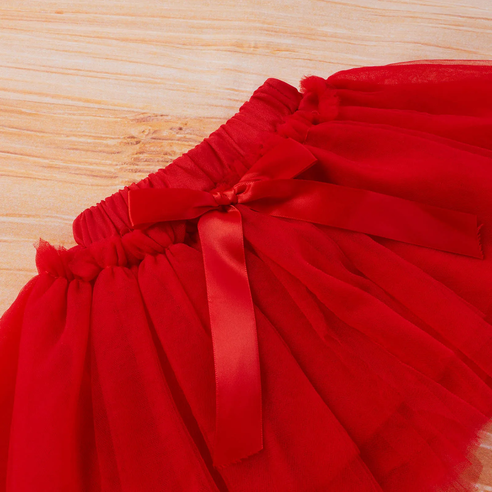 

#500-24m Newborn Baby Girls 4-piece Valentine Outfit Infant Baby Girls Valentine's Day Letter Romper Bodysuit+tulle Skirts