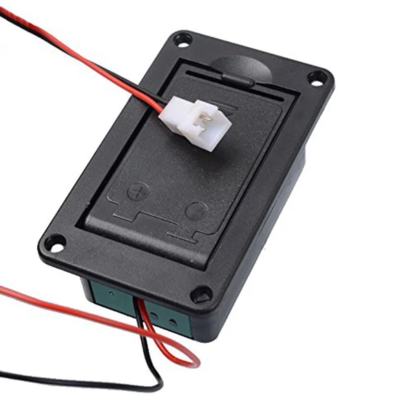 Новинка активные бас гитара звукосниматель 9V Батарея коробок