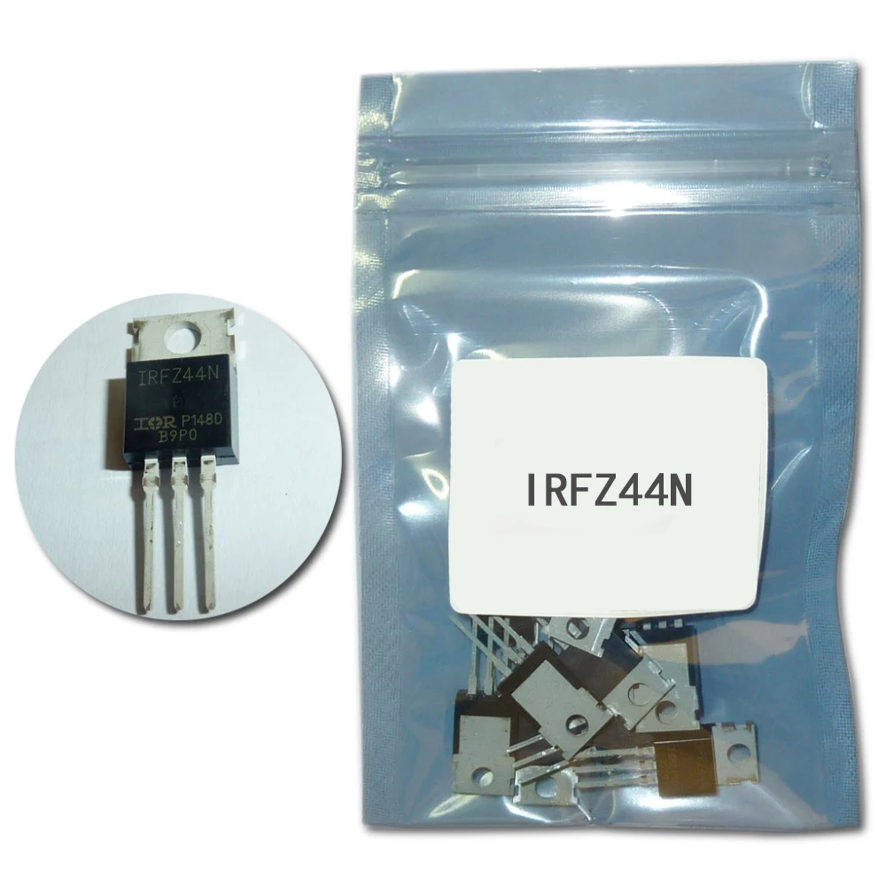 10 шт./компл. Mosfet IRFZ44N TO220 комплект транзисторов IRFZ44 TO-220 мощные транзисторы IRFZ44NPBF 49A