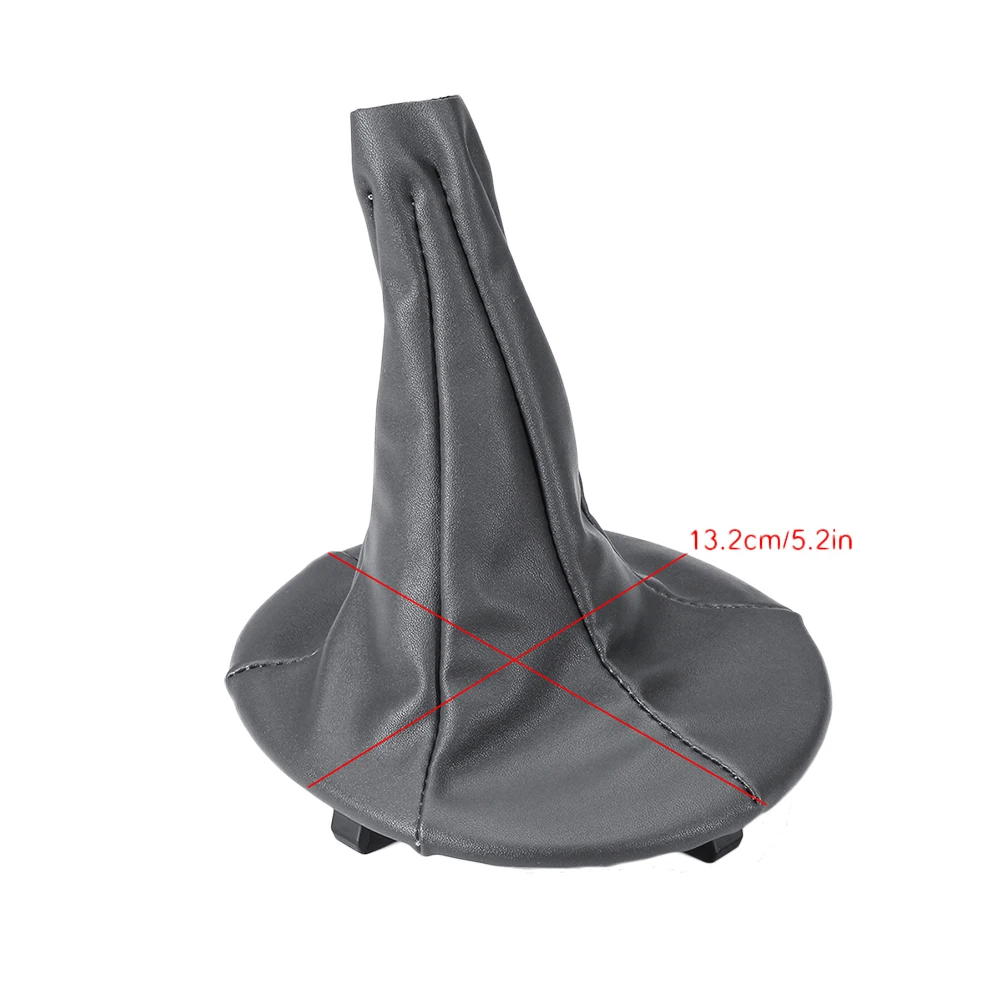 Автомобиль Pu кожа Механизм Gaiter Gaitor Сдвиг Воротник загрузки Пылезащитный для Fiat 500