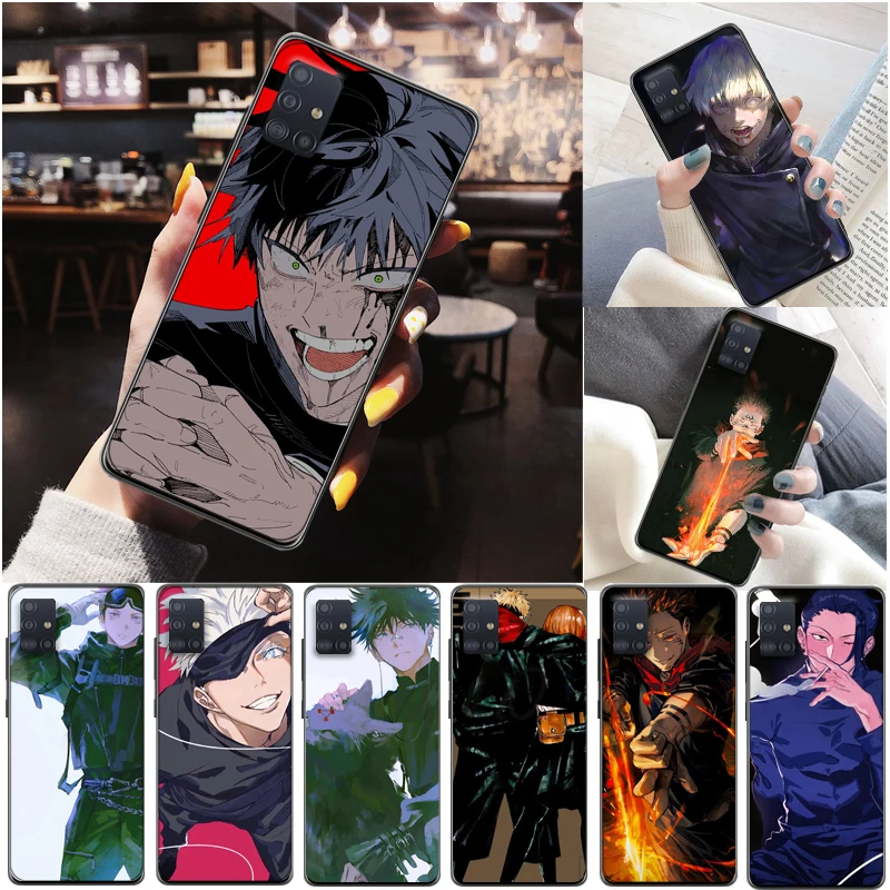 

Jujutsu Kaisen Satoru Gojo Sukuna Fushiguro Megumi Yuji Itadori Phone Case For Samsung Galaxy A51 A71 4G 5G Cases Funda Carcasa