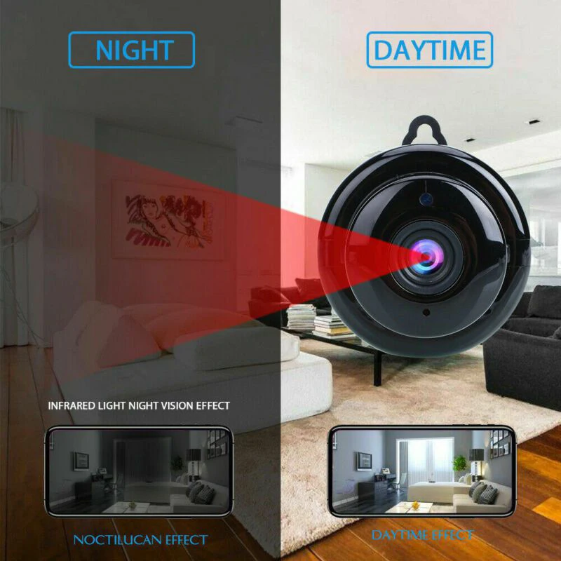 Hot V380 Wifi IP Camera Wireless Mini Night Vision Motion Detection Home Security Video Surveillance Baby Monitor Camcorder |