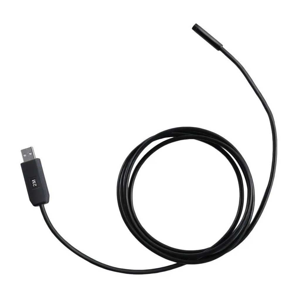 

1/9 CMOS VGA 7 мм объектив водонепроницаемый USB эндоскоп Проводная камера 6 светодиосветодиодный Регулируемый 2 м/5 м/7 м кабель 640XX480 USB2.0/1,1 Прямая п...