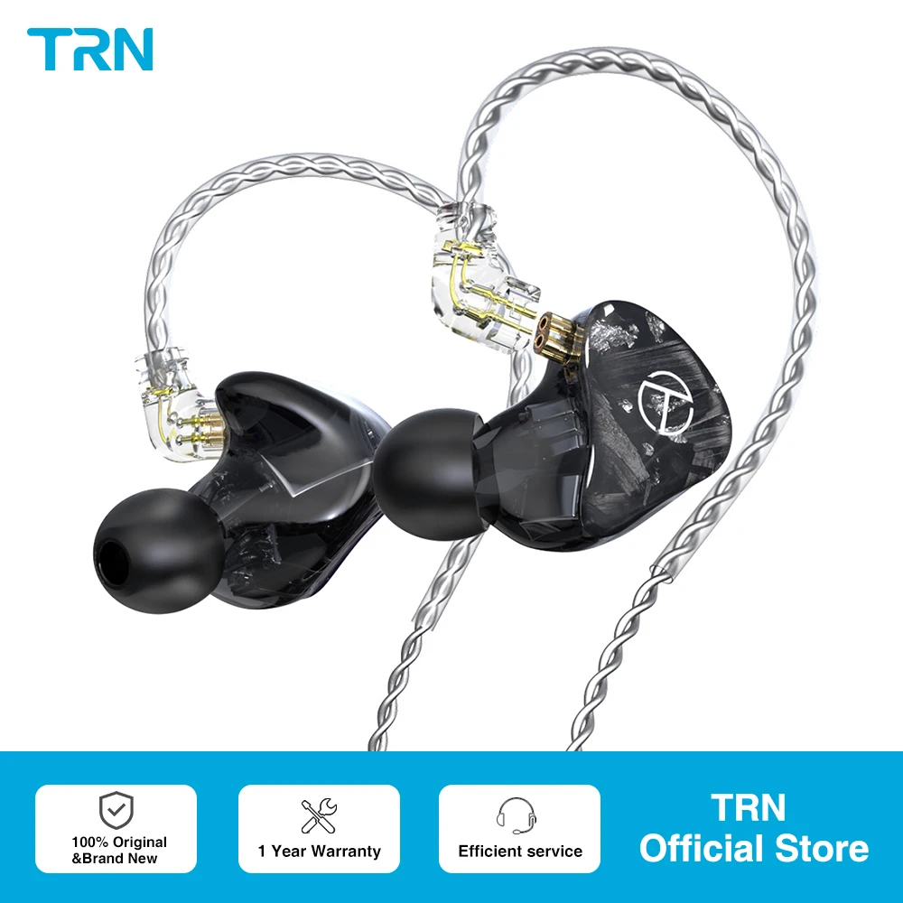 

TRN X7 14BA Driver Unit In Ear Resin Earphone Balanced Amarture HIFI DJ Monitor Earbuds With QDC Cable Headphones TA1 MT1