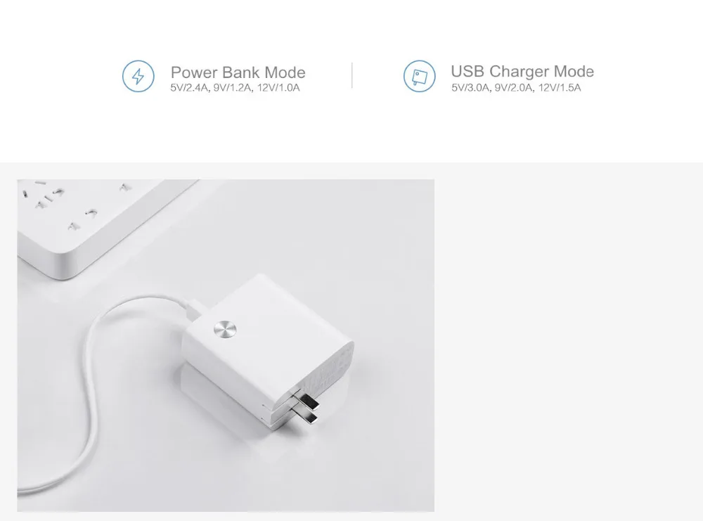 Xiaomi 2 в 1 5000 мАч быстрая зарядка банк питания с USB зарядное устройство для samsung Xiaomi huawei