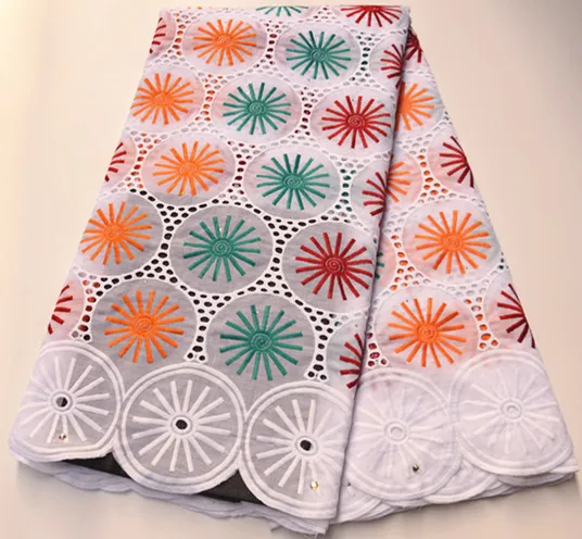 Африканская швейцарская вуаль кружева в Швейцарии сухая Золотая кружевная 100%