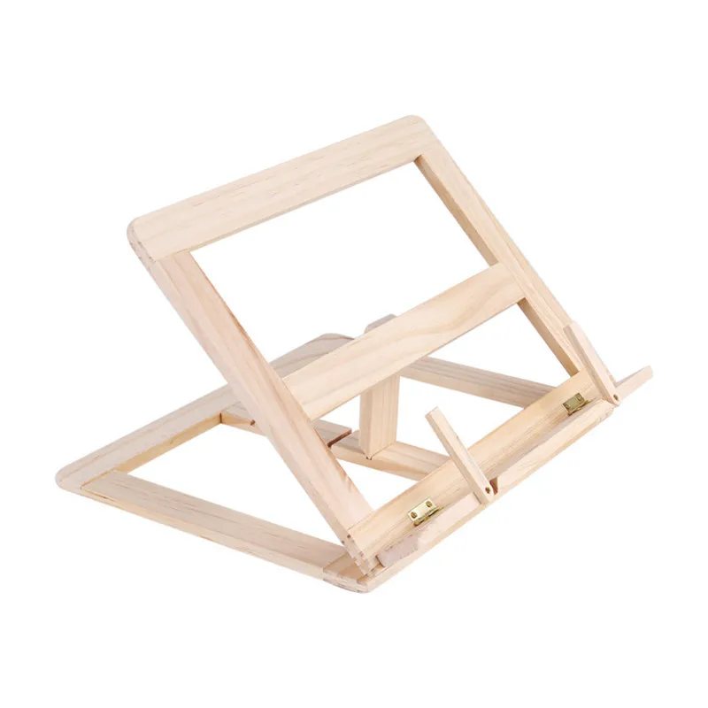 

Wooden Frame Reading Book Cellphone Tablet Holder Bookshelf Stand Wooden Table Drawing Easel Office Supplies Desk Accessories