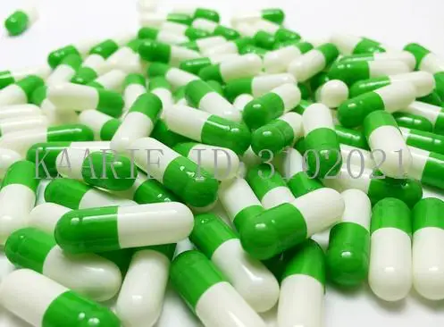 Размер 0 #1 #1000 шт./лот. Яблоко зеленые белые цветные твердые желатиновые пустые