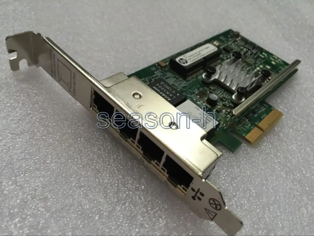 HP 331T Quad Port 1G Gigabit Ethernet Network Adapter 647594-B21 649871-001