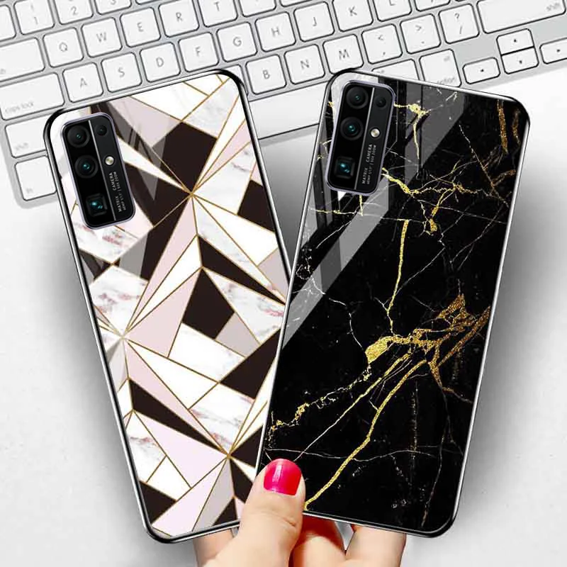 

P Smart 2021 2020 Case For Huawei P30 Lite P50 P40 P20 Tempered Glass Funda Honor 10 Lite 10i 10X 8X 20s 30S 9A 9X Y6P Funda Bag