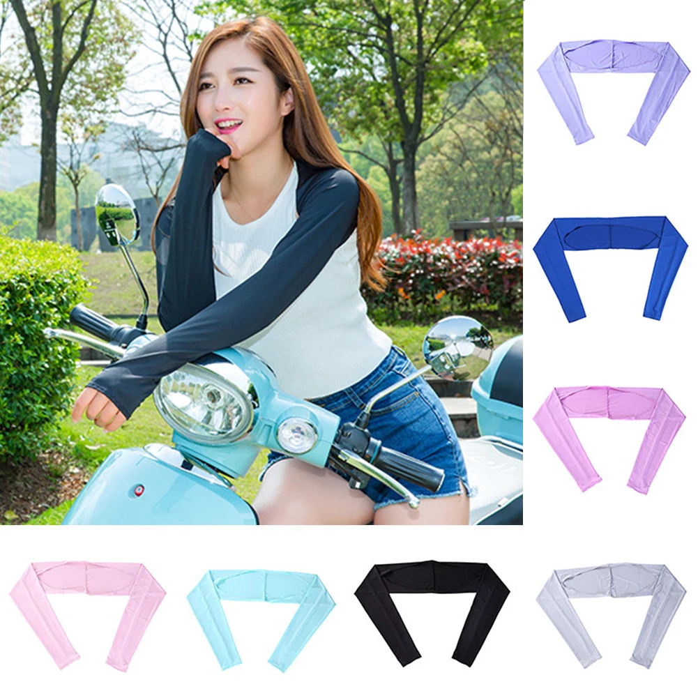 Длинные длина плеча рукава для защиты рук в Сиамском стиле солнцезащитный крем