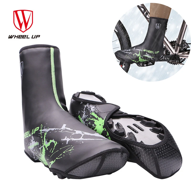 

Круглая обувь для горного велосипеда, велосипедная обувь из искусственной кожи, фланелевая ткань, Обложка для обуви, спортивные аксессуары,...