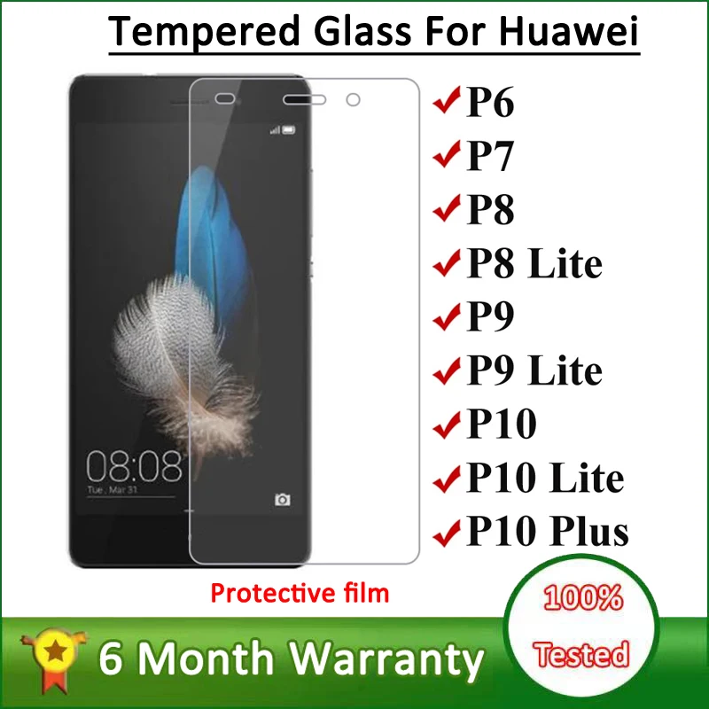 Пленка из закаленного стекла для Huawei P9 P10 Lite Plus P8 Защитное стекло экрана Honor 8 9 10 Play