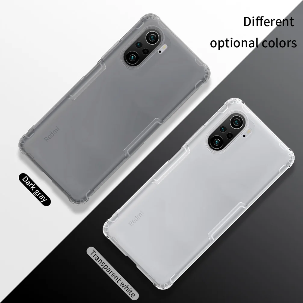 

For Xiaomi Redmi K40/K40 Pro /Poco F3 Silicone Cases NILLKIN Nature Soft Case TPU Transparent Back Cover For Redmi K40 Pro+ Plus