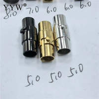 1pcs stainless steel magnetic clasps for diy leather bracelets rope charms connector buckle jewelry making findings accessories