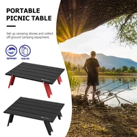 outdoor ultra light portable mini aluminum alloy table folding table picnic camping table tea table barbecue household desks