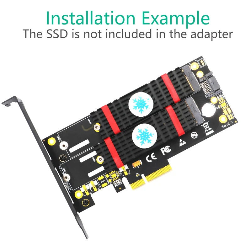 переходник pcie на m2 карта расшир