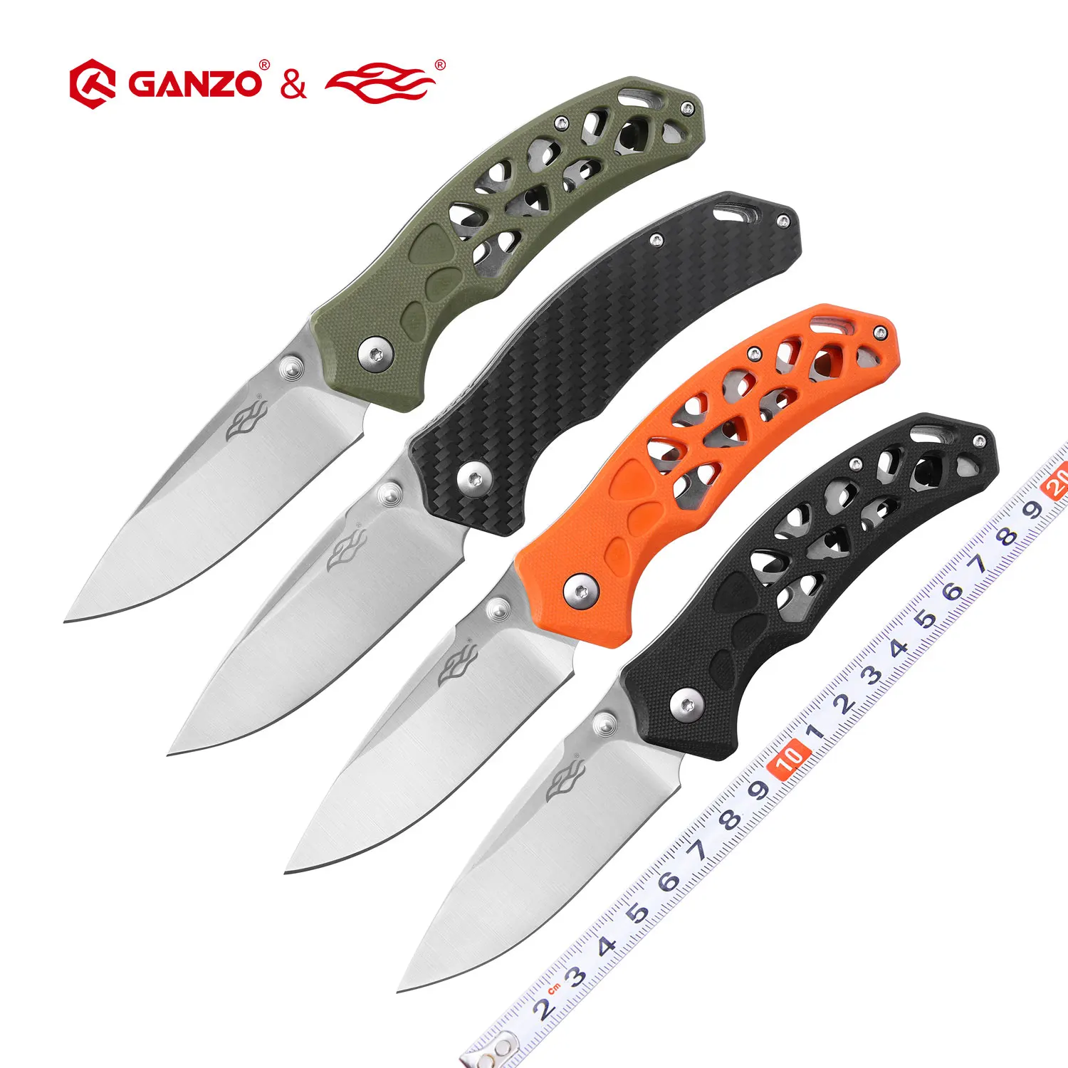 Ganzo Firebird FB7631 58 60HRC 440C G10 или ручка из углеродного волокна с шарикоподшипником