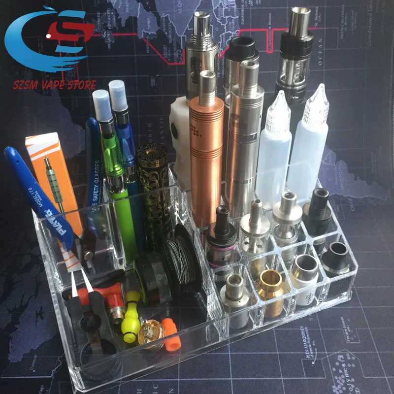 Боксмод Ego Bottle Vapor RDA RTA Tank атомайзер аккумулятор держатель для полки основа