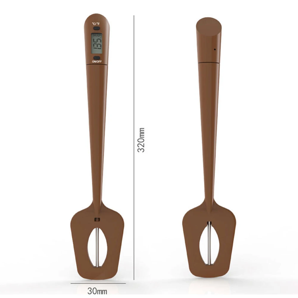 

Silicone Scraper Spatula Digital Cooking Thermometer Cooking Chocolate Food Thermometer Food Meat Cooking Spatula