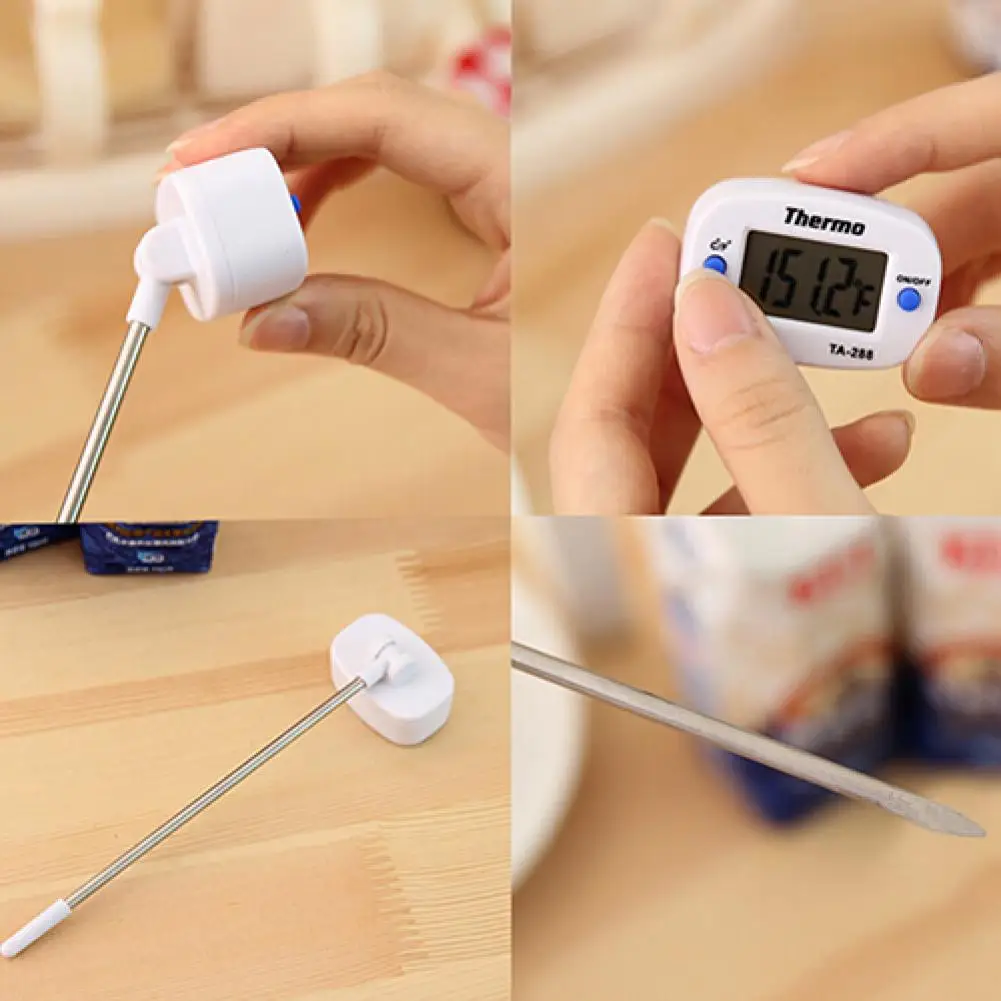 Мгновенный цифровой ЖК-термометр для приготовления пищи барбекю мяса |