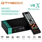 Спутниковый ресивер GTMedia V8X, Full HD 1080P DVB-SS2S2X, поддержка Европы, Испании, H.265, встроенный Wi-Fi, V8 Nova для декодера карт CA