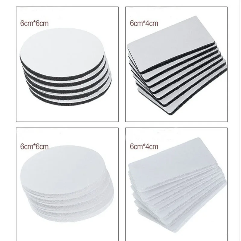 5 пар волшебная лента самоклеящаяся крепежные наклейки велкрос петля с клеем для