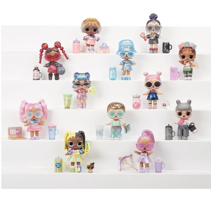 

L.O.L. Surprise! Present Surprise Series 2 Glitter Shimmer Star Sign Themed Doll with 8 Surprises, Accessories, Dolls