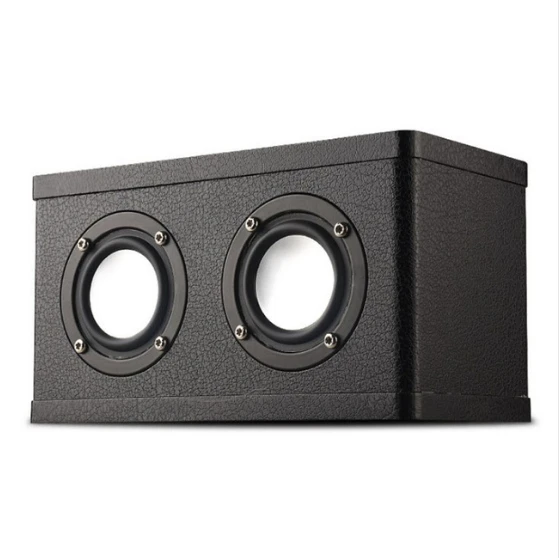 Деревянный Динамик стерео 2 0 Настольный Беспроводной Bluetooth s сабвуфер 3D объемный