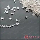 100 шт. серебряный цвет ss6, 5 SS8, 5 SS10 SS12 SS14 SS16 SS22 SS28 SS38 латунные концевые крепежные элементы для цепей для Стразы (JM4589)